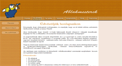 Desktop Screenshot of ablakmesterek.hu